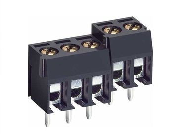 Тангаж клетки латуни покрынный Ni разъем терминального блока винта PCB 5mm/5.08mm